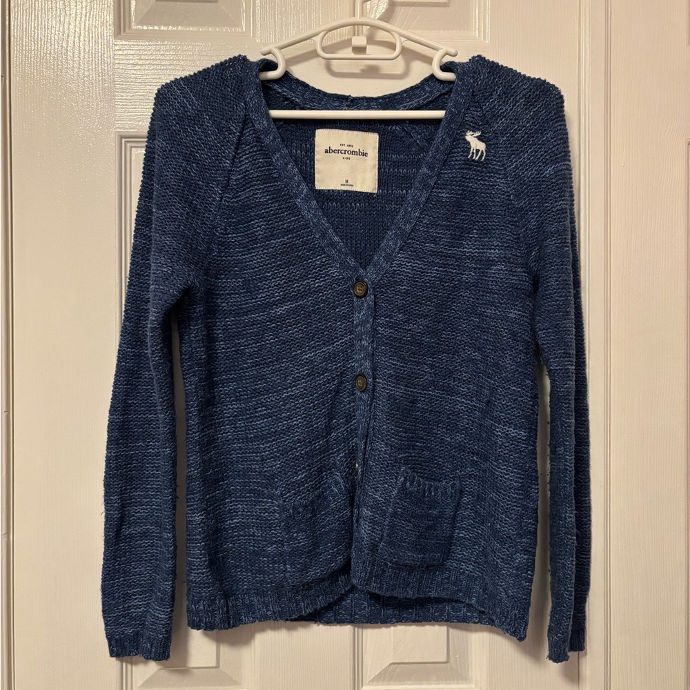 Abercrombie Kids Blue Cardigan Sweater